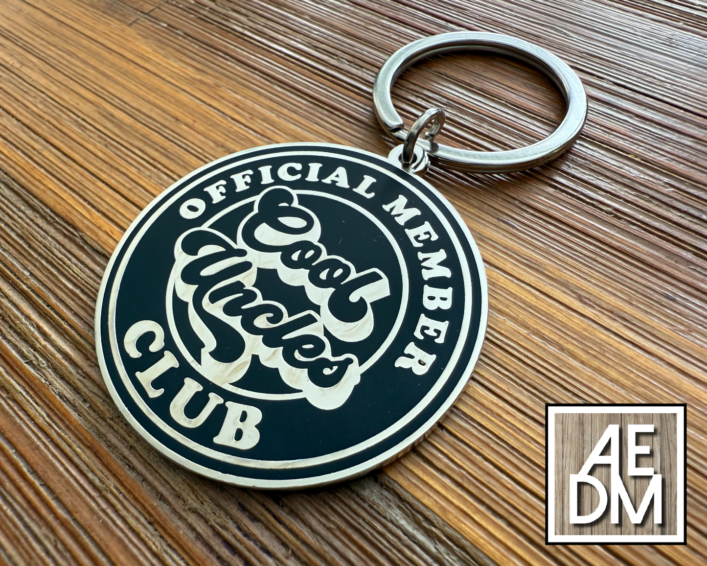 Cool Uncles Club Enamel Keychain