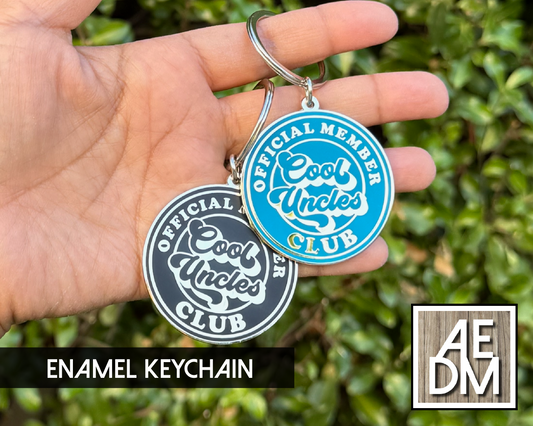 Cool Uncles Club Enamel Keychain