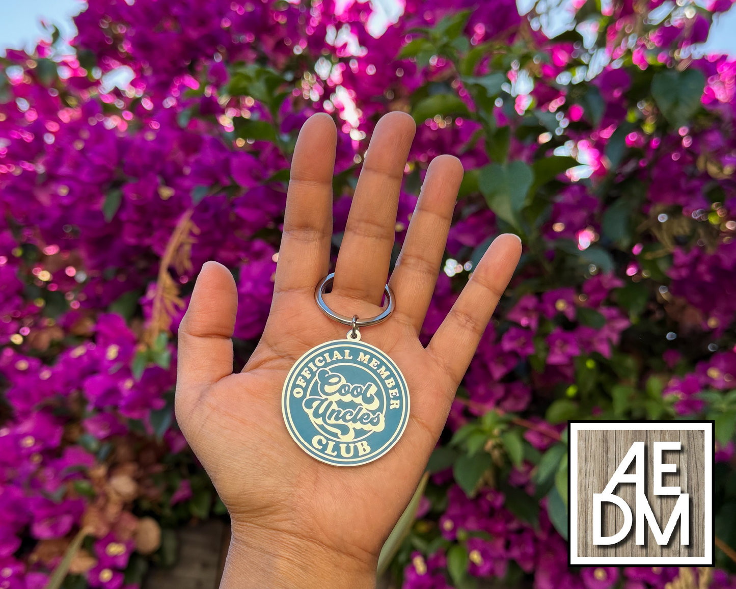 Cool Uncles Club Enamel Keychain