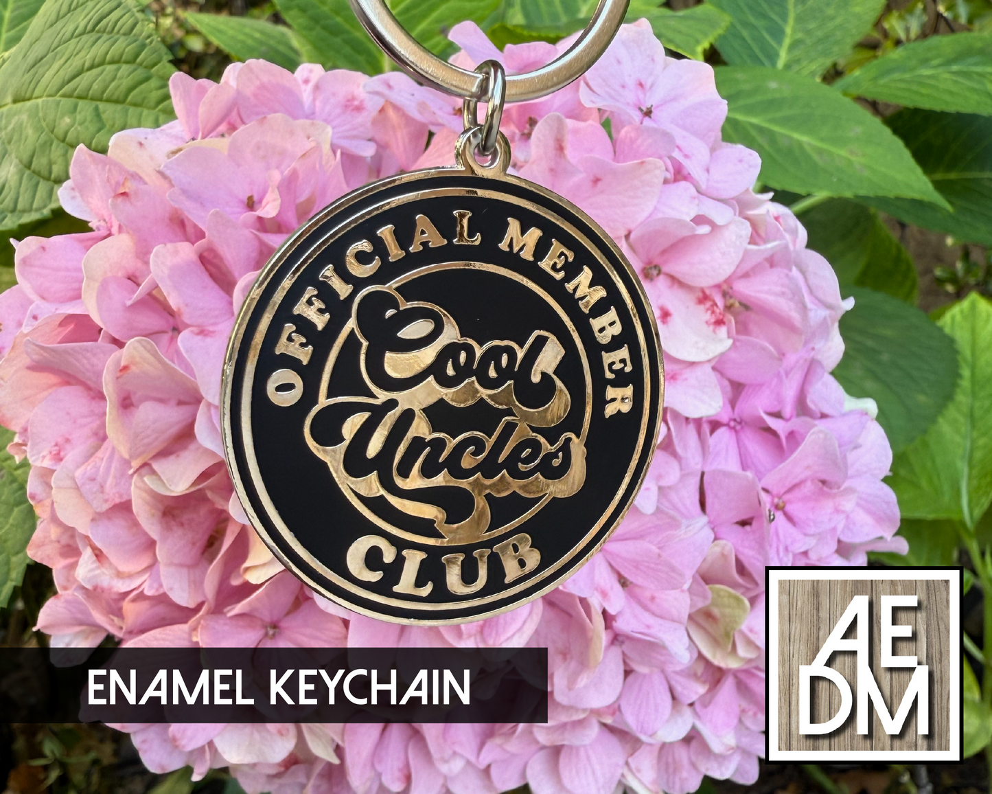 Cool Uncles Club Enamel Keychain